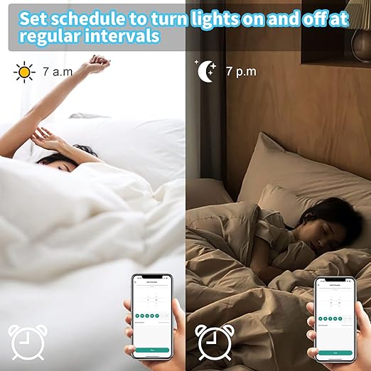 Milfra Touch Smart Switch Single Pole, Smart Light Switch, Smart WiFi Light Switches, Smart Switch Compatible with Alexa and Assistant, Neutral Wire Needed, No hub Required, White, M22-1-1DY