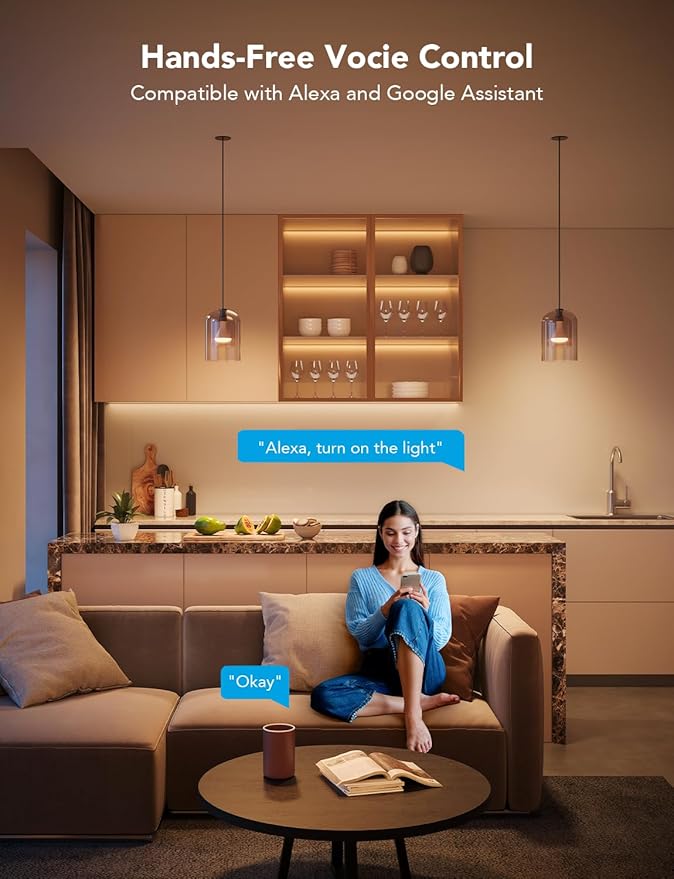 Govee Smart Light Bulbs, 1200 Lumens Dimmable BR30 Bulbs, RGBWW Color Changing Light Bulb, Flood Light Bulbs Work with Alexa, Google Assistant, WiFi & Bluetooth LED Bulbs, Music Sync, 2 Pack