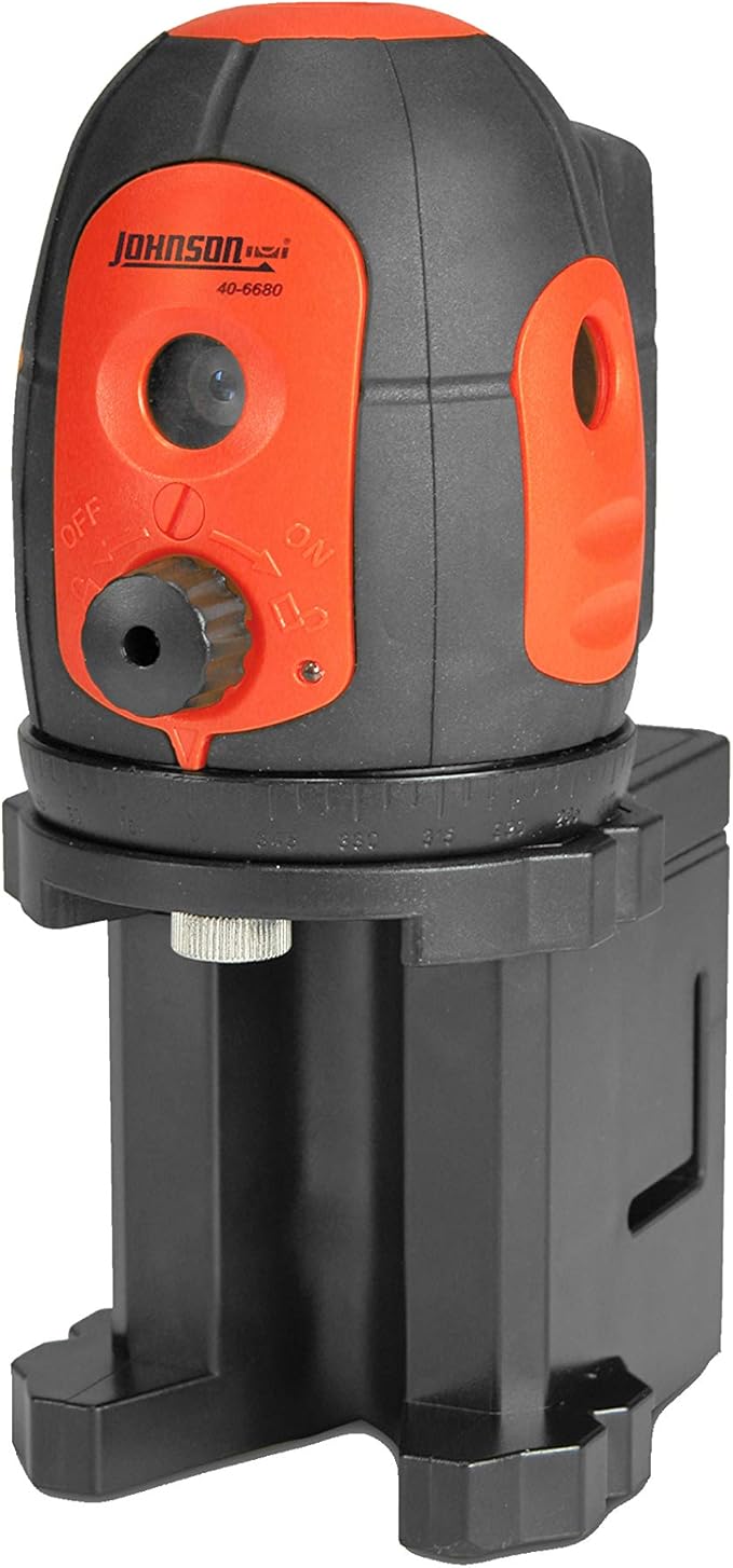 Johnson Level & Tool 40-6680 Self-Leveling 5 Beam Laser Dot, Red, 1 Laser