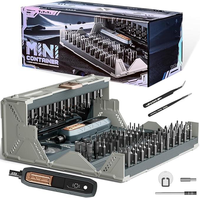 Precision Screwdriver Set,Computer Screwdriver Kit,180 in 1 Screwdriver Set with Bits and Magnetic Storage,Repair Tool Kit for Most Computer,Laptop,Phone,DIY (Manual Screwdriver Kit)