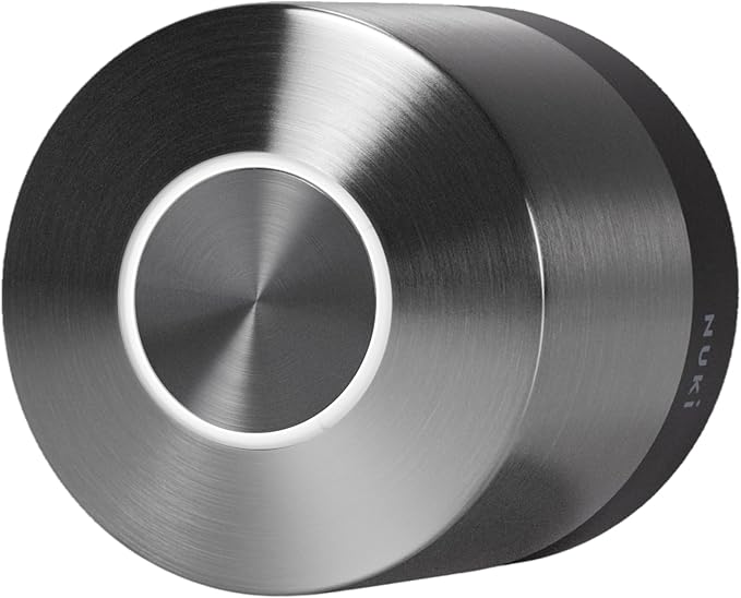 Nuki Smart Lock Keyless Entry WiFi Electronic Deadbolt with Auto-Unlock, App Control, Remote Access, Easy Installation, Smart Home for Front Door, Home & Rentals