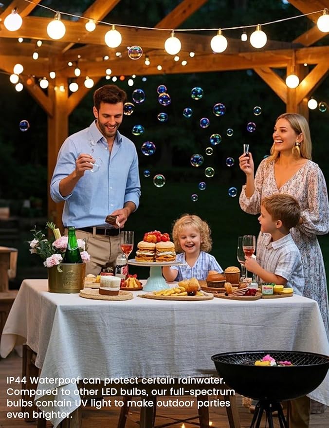 Warm Light Bulbs, Full Spectrum Light Bulb 2700K LED Lightbulbs G45 Soft White Grow Small E26 Refrigerator 5W Eq 40W Appliance for Home, Plant, Freezer, Lamp (1 Warm White Bulb)