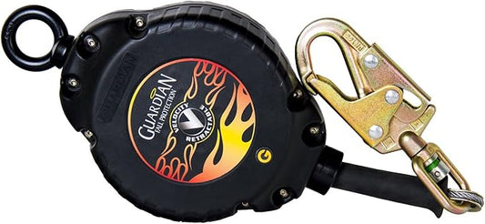 Guardian 42000 Velocity Class 1 Cable Self-Retracting Lifeline (SRL) with Carabiner | 16 ft | Class 1 | ANSI and OSHA Compliant