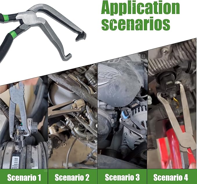 2Pcs 37960 Electrical Disconnect Pliers 60 Degree Plier and Straight Plier