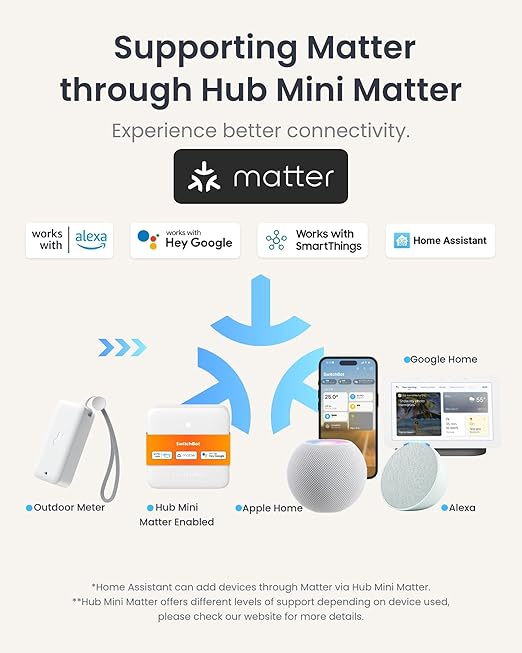 SwitchBot Bluetooth Hygrometer Thermometer 3 Pack with Hub, Smart Humidity Temperature Sensor with App Notifications, 394ft Bluetooth Range, Work with Alexa, Google Home, HomeKit