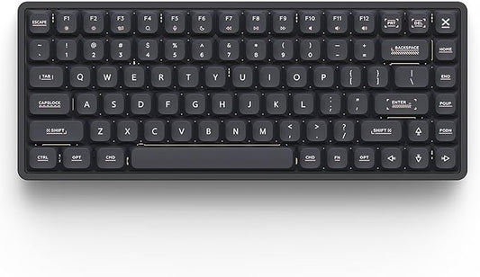 IQUNIX Magi75 Low Profile Wireless Mechanical Keyboard 75% Layout, Hot-Swappable, RGB Backlit, Full Aluminum, VIA Customizable, Mac/Windows/Linux, Tri-Mode