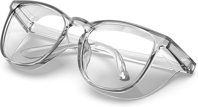 Stylish Safety Glasses, Clear Anti-Fog Anti-Scratch Protective Glasses For Men And Women