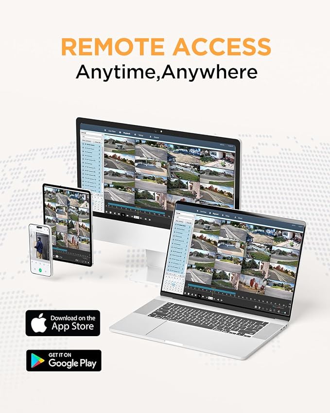 16 Channel Security Camera System, 16pcs 5MP Wired IP Turret Dome PoE Cameras Outdoor, AI Human Detection, Built-in Mic, Remote Access, 4K 16CH NVR 4TB HDD for 24-7 Recording, PD93A1616-5M