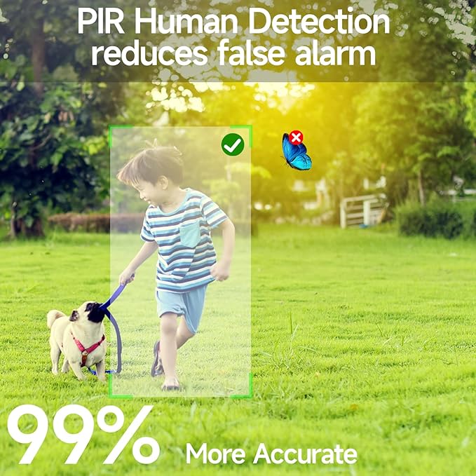 Rraycom 4Pack Wireless Home/Outdoor Security Cameras, 5MP Battery Powered Security Cameras with Spotlight Siren Alarm, AI Motion Detection, Color Night Vision, 2-Way Talk, SD/Cloud, Works with Alexa