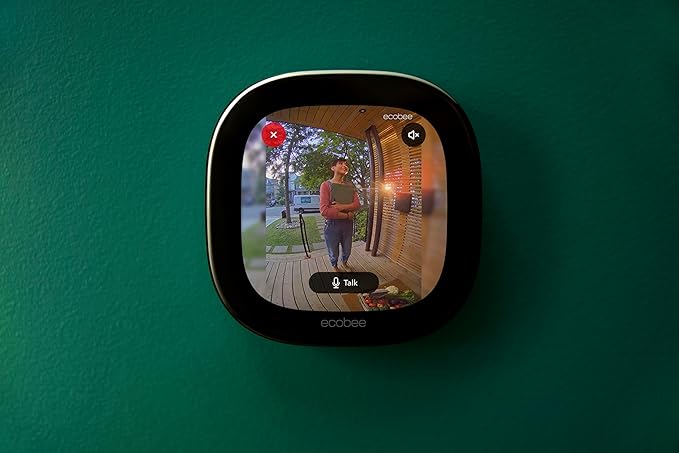 ecobee Smart Video Doorbell Camera (Wired) - with Industry Leading HD Camera, Smart Security, Night Vision, Person and Package Sensors, 2-Way Talk, and Video & Snapshot Recording