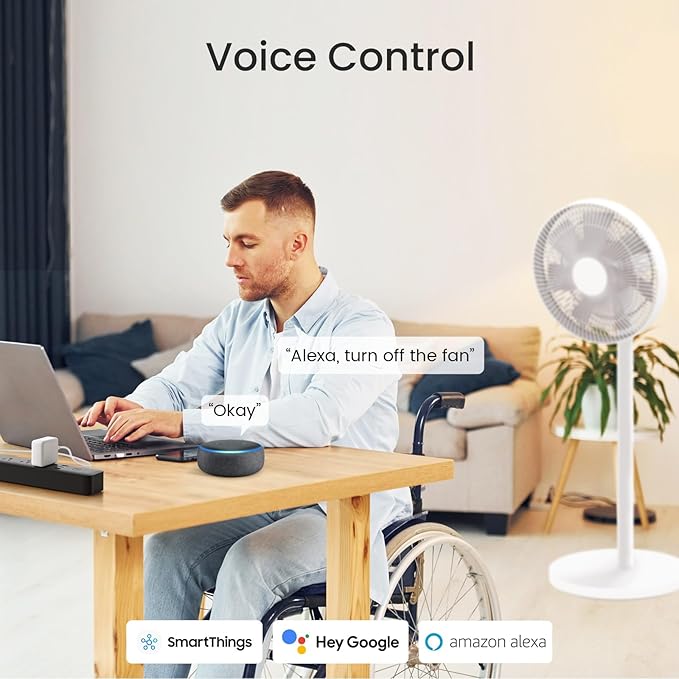 GHome Smart Plug Power Strip with 6 Smart Outlets & 3 USB Ports (30W Fast Charge, 2A1C), WiFi Surge Protector Works with Alexa & Google Home, Energy Monitoring, 2.4GHz Only, No Hub Required, Black