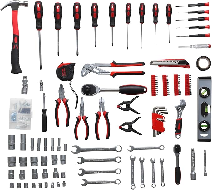 Tool Set –248pcs Comprehensive Mechanic Tools Kit with Durable Aluminum Box for Home & Professional Use