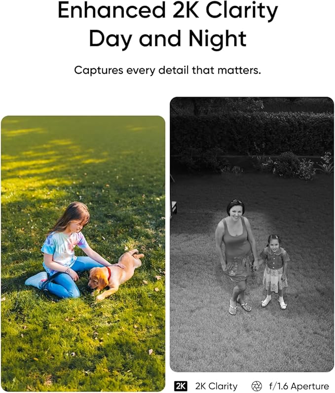 eufy Security SoloCam E30, 2 Pack, Security Cameras Wireless Outdoor, Solar Camera Outdoor Wireless, 360° Pan, AI Tracking, 2K Clarity, No Monthly Fee, Supports Only 2.4GHz