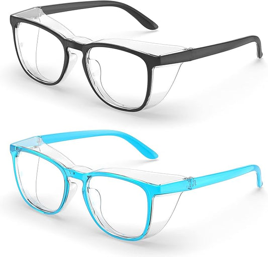 Stylish Safety Glasses, Clear Anti-Fog Anti-Scratch Protective Glasses For Men And Women