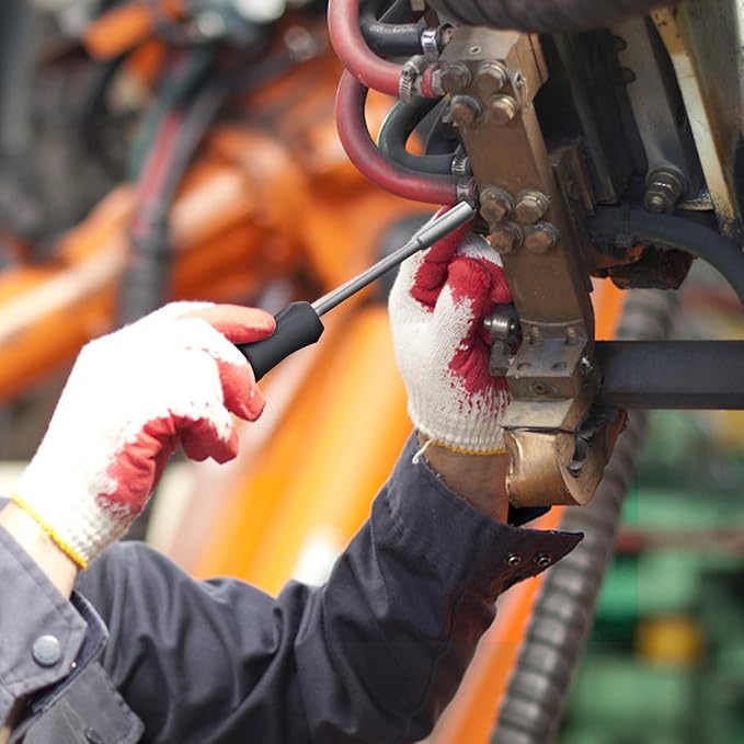 39-Piece Household Tools Kit - Comprehensive and Essential Repair Set Tools for College Students, Home Use & More (39p-red)