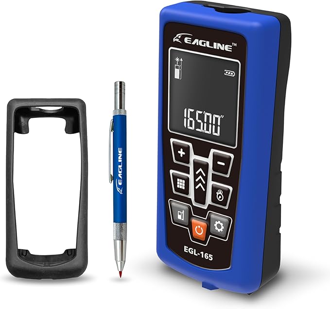 165 FT Range EAGLINE EGL165 Laser Distance Measure