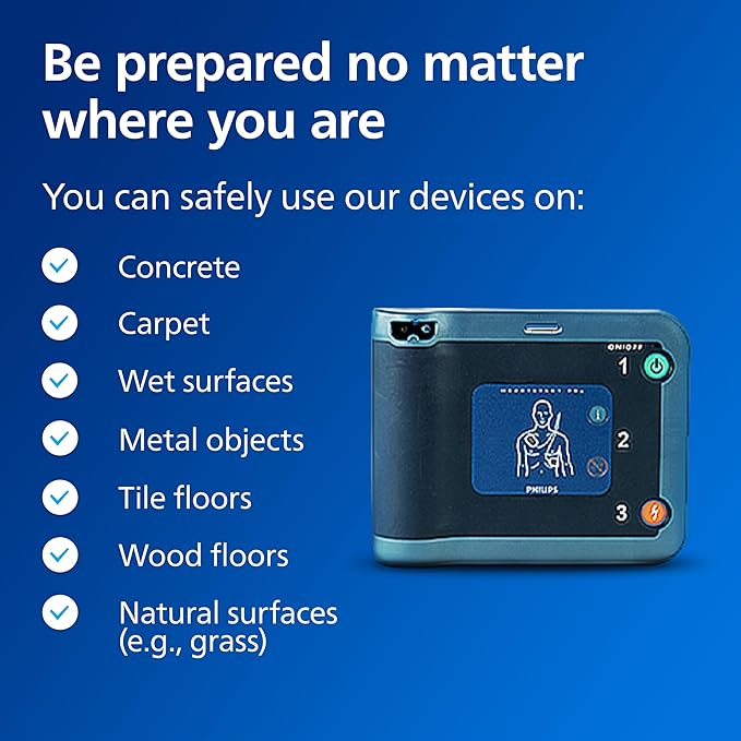 Philips HeartStart Home AED Defibrillator with Slim Carry Case, M5068A-C01