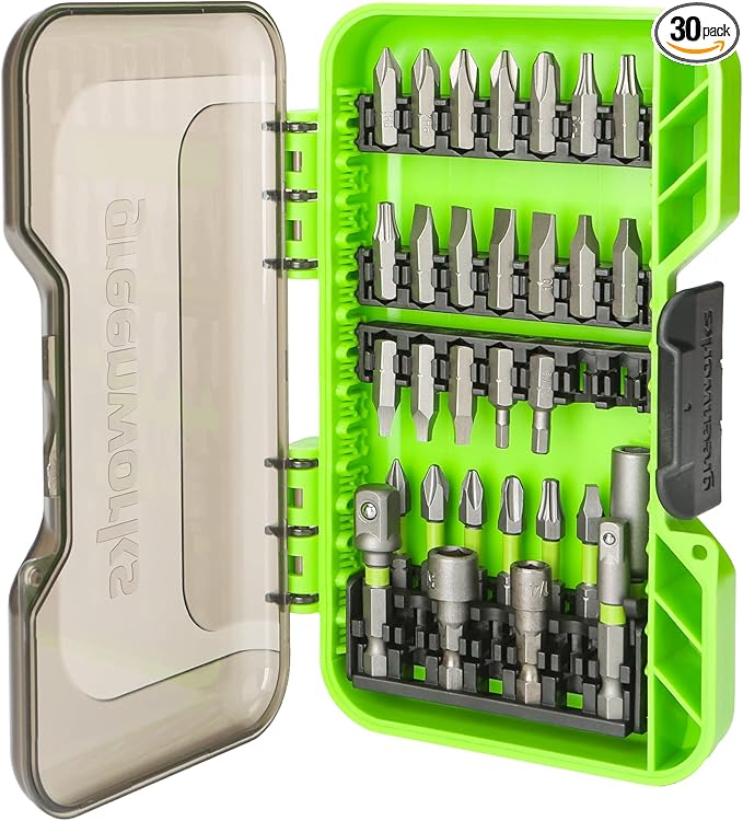 Greenworks 30 Piece Impact Rated Driving Set