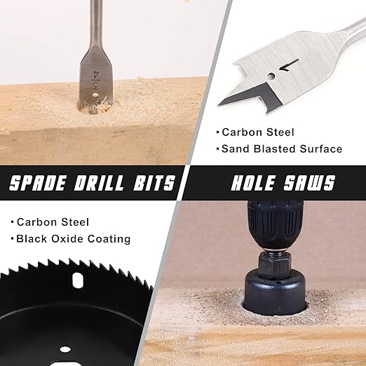 COMOWARE Drill Bit Set, 246 Pcs Screwdriver Bits for Cordless Drill, Screwdriver Drill Bits Set Combo Kit for Wood, Metal Masonry Cement, Orange Case