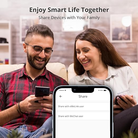 SONOFF Smart Light Switch, 2.4GHz WiFi Touch Smart Wall Switch for Lights, Works with Alexa and Google Home, Neutral Wire Required Interruptor Inteligente, 1 Gang 1 Way TX T2