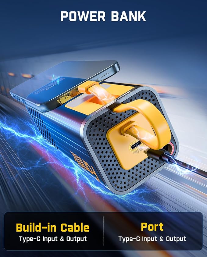 Fanttik X9 APEX Portable Air Compressor for Car Tires, 35s Fast Inflation, 150PSI Cordless Tire Inflator with Light and Power Bank, Suitable for SUV, Sedan, Motorcycle, Bike, Ball