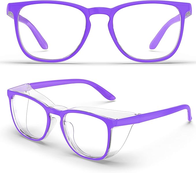 Stylish Safety Glasses, Clear Anti-Fog Anti-Scratch Protective Glasses For Men And Women