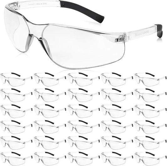 Safety Glasses for Men Women ANSI Z87.1 Safety Glasses Bulk Protective Eyewear Scratch-Resistant