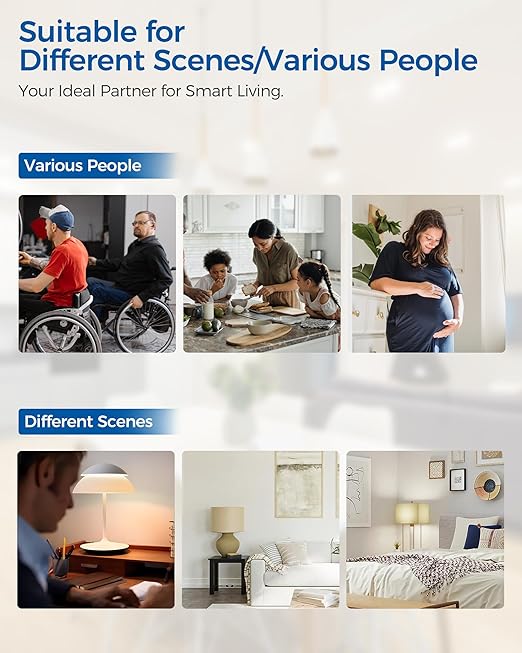 Remote Control Outlet Plug Wireless On Off Power Switch, WILAWELS Wireless Remote Light Switch for Lamp, Light, Fan, Programmable, Compact, 100ft RF Range, FCC Listed, Battery Included W02RC1106