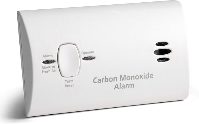 Kidde Carbon Monoxide Detector, Battery Powered CO Alarm with LEDs, Test-Reset Button, Low Battery Indicator, Portable