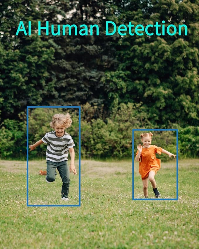 2K/4MP Solar Security Cameras Wireless Outdoor, 4 Battery Cameras with 4 Solar Panels, 5GHz & 2.4GHz WiFi, Spotlight Color Night Vision, PIR Motion Sensor, APP Remote Access for Home Security