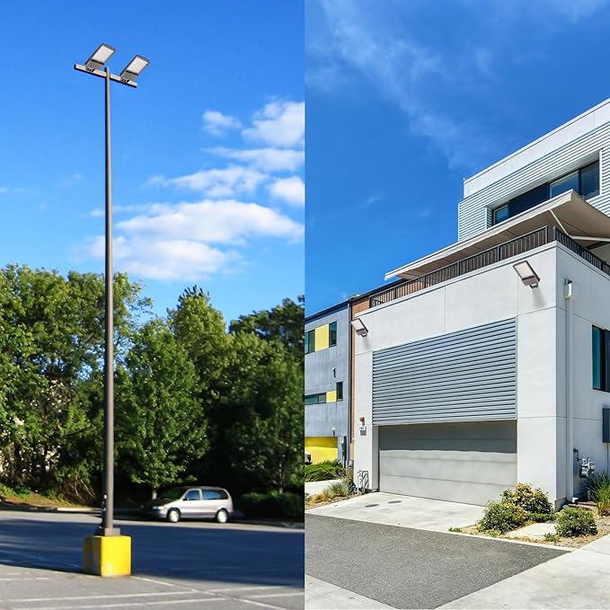 300W LED Parking Lot Light, 42000LM(140lm/w) LED Shoebox Area Light(1000W HID/HPS Equivalent), 5700K Dimmable Outdoor Commercial Street Lighting -10KV Surge Protection IP65 100-277V UL DLC Listed
