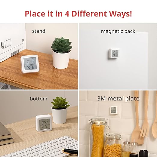 SwitchBot WiFi Hygrometer Thermometer with Hub, Dewpoint/VPD/Absolute Humidity Meter, Indoor Wireless Temperature Humidity Sensor Monitor with App Control, Compatible with Alexa, Google Home, IFTTT