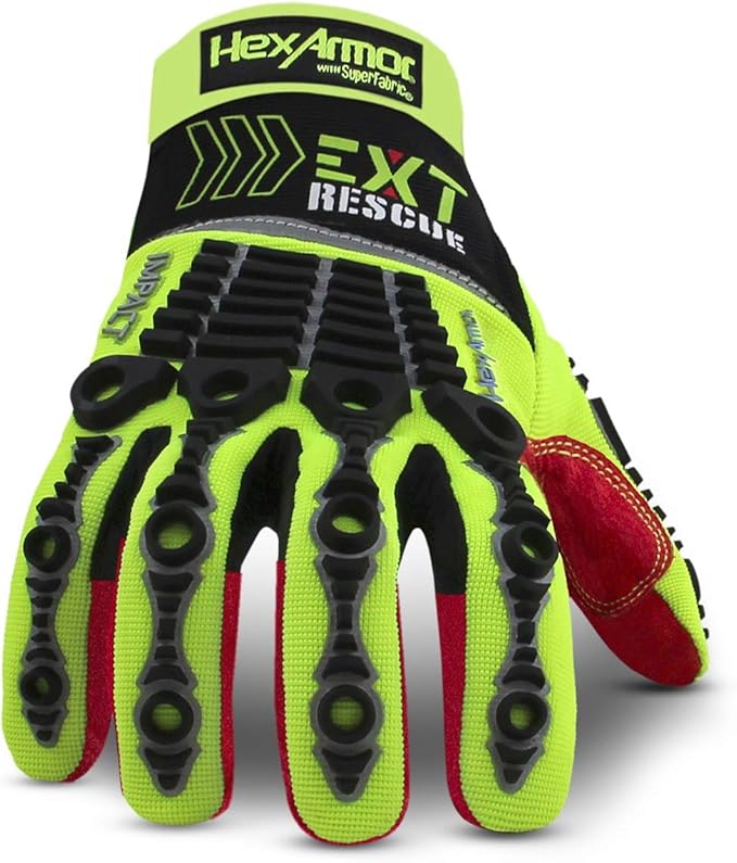 HexArmor | FireFighter Extrication-Rescue Impact Safety Gloves | EXT Rescue Series