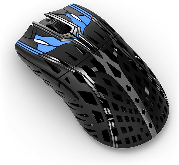 PWNAGE Trinity Wireless Gaming Mouse 8K - 39 Grams Ultralight Esports Pro Gamer Flawless Professional Custom Xero PAW3950 Optical Sensor 36,000 DPI - 8000Hz -100% PTFE Skates Symm2 - Midnight Eclipse