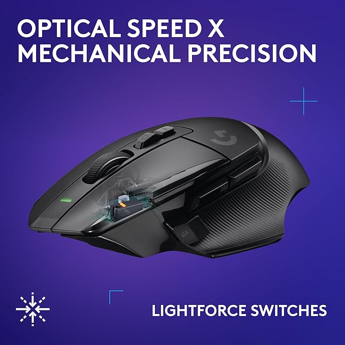 Logitech G502 X LIGHTSPEED Wireless Gaming Mouse & G515 LIGHTSPEED TKL Wireless Gaming Keyboard, Fully Programmable RGB Low-Profile Keyboard & Mouse Combo PC/Mac - Black