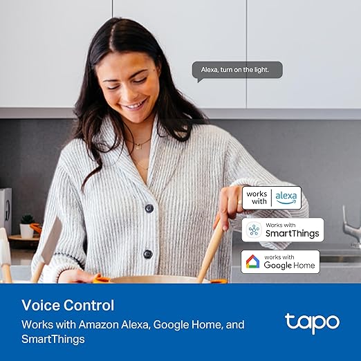 TP-Link Tapo Smart Dimmer Switch, Single Pole, Neutral Wire Required, 2.4GHz Wi-Fi Light Switch Compatible with Alexa and Google Home, UL Certified, No Hub Required, White, Tapo S500D(4-Pack)