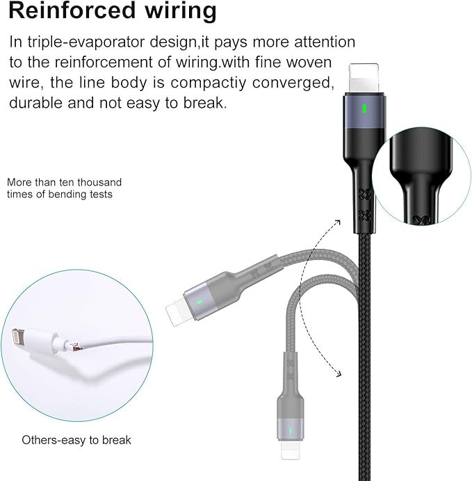 Multi Charging Cable USAMS 2Pack 4FT 4 in 1 Nylon Braided USB Fast Charging Cord Adapter Type C Micro Port Compatible Cell Phones Tablets and More