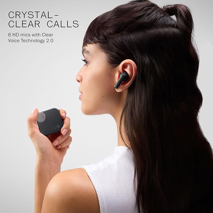 CMF Buds Pro 2 Hybrid 50db Noise Cancelling Earbuds, Hi-Res Audio with LDAC, 6 HD Mics Wireless Headphones, Smart Dial Design, Ultra Bass Technology, Bluetooth 5.4, 43H Playtime, Dark Grey