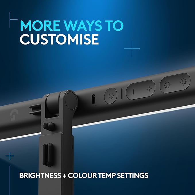 Logitech G Litra Beam Premium LED Gaming Key Light + G735 Wireless Gaming Headset Bundle