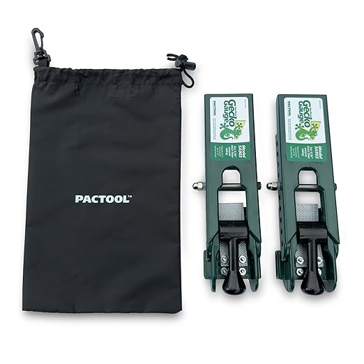 PacTool SA9031 Gecko Gauge Siding Mounting Kit With Pouch - For Use with 5/16-Inch Fiber Cement Siding, James Hardie's Updated HZ5 Series - Lap Siding Gauge - Essential Siding Tools