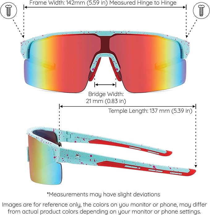 X Power ANSI Z87+ Safety Shield Sunglasses Impact Resistant Polycarbonate Lens & Frame (Made In Taiwan)
