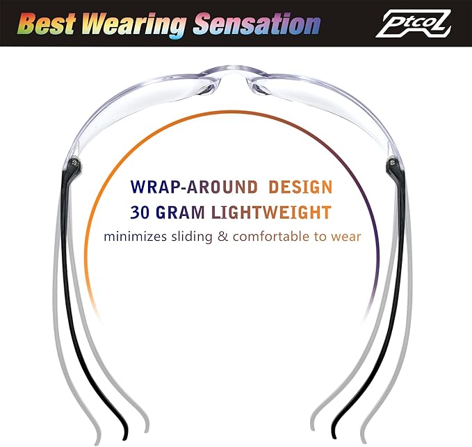 28 Pack Safety Glasses BLACK Frame (Bulk Pack of 24+4) Unisex Clear Anti-Scratch Protective Goggles Impact Resistant Lens Eyewear with ANSI Z87.1 Certified for Construction, Shooting and Laboratory