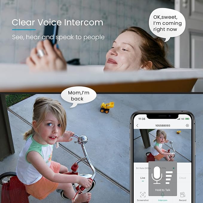 2K Solar Camera Security Outdoor with Spotlight & Siren, AI Detection Wireless Cameras for Home Security, 3MP Color Night Vision/2-Way Talk/Compatible with Alexa