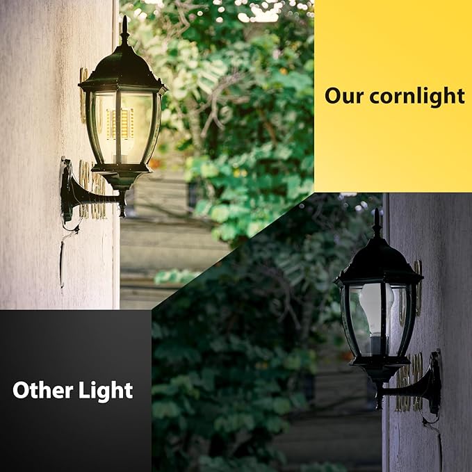 65W LED Corn Light Bulb 2 pack(650W Equivalent ),Warm White 3000K E26/E39 Commercial Grade 7800LM Medium Mogul Base LED Lamp,Large Area Lights For Outdoor Indoor Garage Warehouse Factory Bay Light