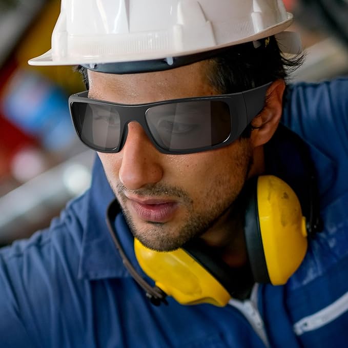 OXG Safety Glasses Protective Eyewear Men Women, ANSI Z87.1 Work Glasses Scratch Impact Resistant for Industrial Shooting