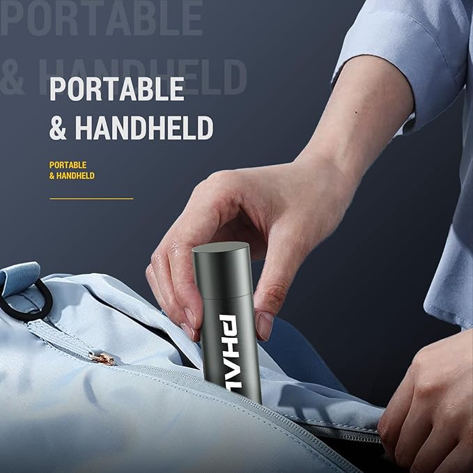 PHALANX Mini 3.7V Electric Screwdriver - Precision Screwdriver Set with 60-in-1 Magnetic Bits, Magnetic Rotatable Rack, 5/32''Hex, Electric Screw Driver Cordless for Phone, Camera, Laptop, Watch