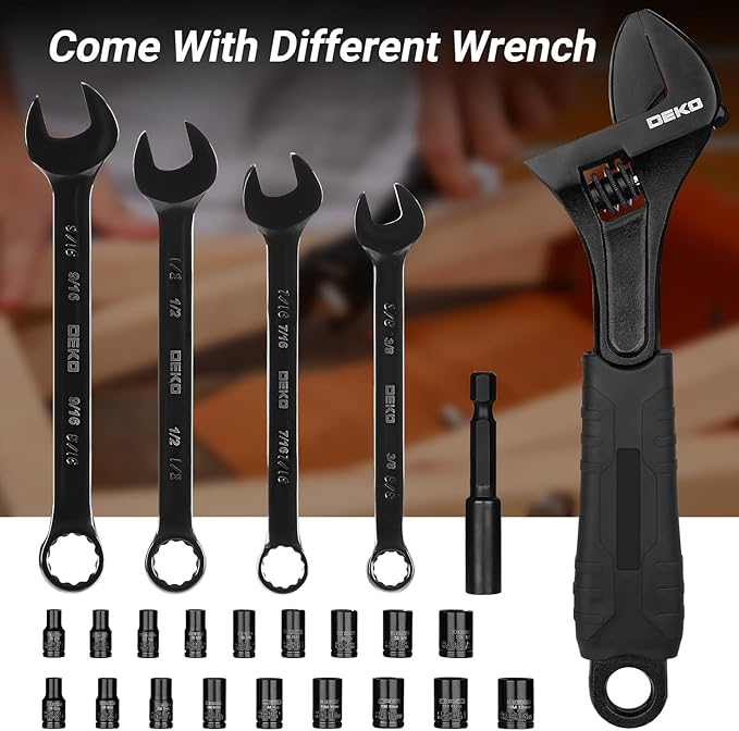 Tool Kit Set Box for Home: Household with Drill Wrench Socket Basic Hand Tools Sets for Men Car Repair Mechanic Tool Kit Set Automotive with Plastic Tool Box 178 Piece