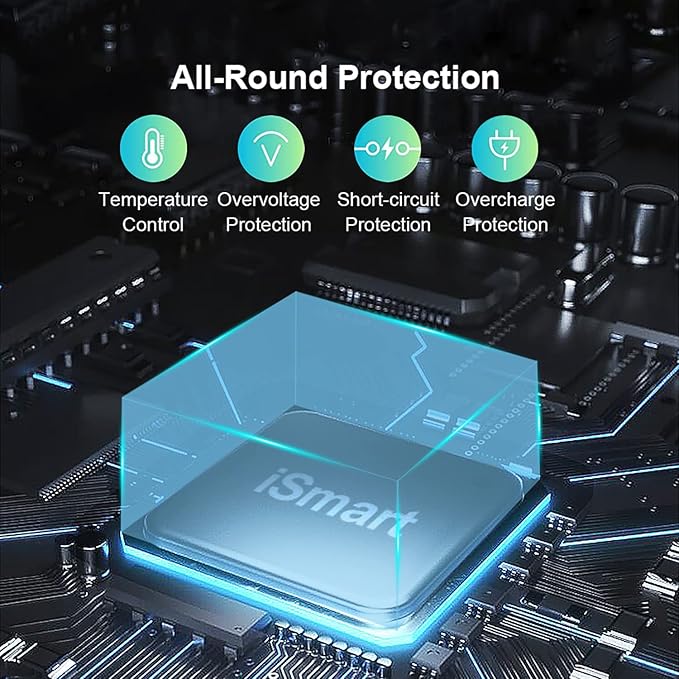 USB C Fast Charger, 10-Port Portable Charging Station, Suitable for Various Devices, Compatible with iPhone, iPad, Samsung, Google, Xiaomi, Huawei and Other USB Charging Devices