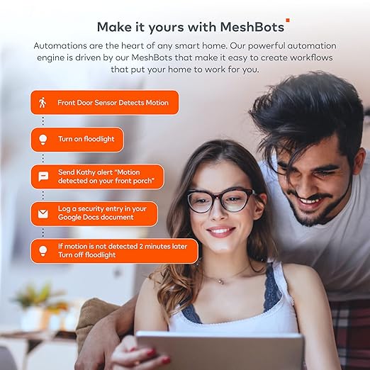 Ezlo Plus Smart Home Hub with Zigbee & Z-Wave. Works with Wi-Fi Devices Associated with Amazon Alexa Devices & Google Assistant to Control Smart Locks, Smart Lights, Smart Switch and CCTV Cameras