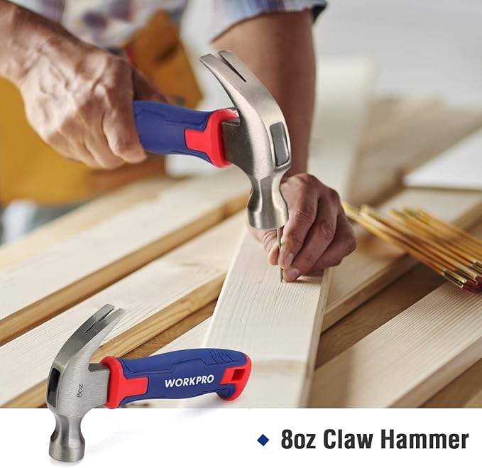 WORKPRO 35-Piece Tools Set, General Household Tool Kit with Storage Toolbox, Basic Tool Set for Home, Garage, Apartment, Dorm, New House, Back to School, and as a Gift